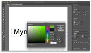 Illustrator select color